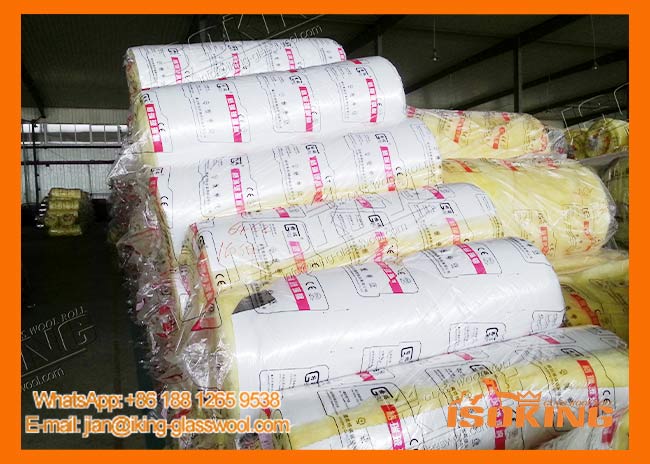Stock de rollo de lana de vidrio para proyectos de construcción e importadores