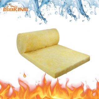 ISOKING™ Rollo manta de lana de vidrio Aislamiento Ignífugo y Alta Resistencia al Fuego