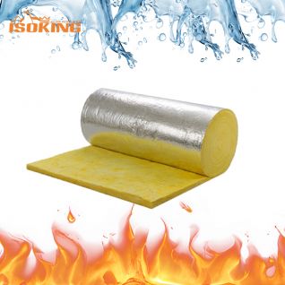 ISOKING™ Rollo de Fibra de Vidrio con Foil de Aluminio Aislamiento Térmico Profesional