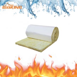 ISOKING™ Fieltro de Lana de Vidrio con Revestimiento Blanco