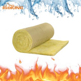 ISOKING™ Rollo de Lana de Vidrio para Techo Papel Kraft