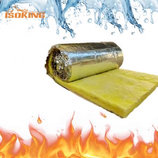 ISOKING™ Lana de Vidrio con Solapa de 10 cm