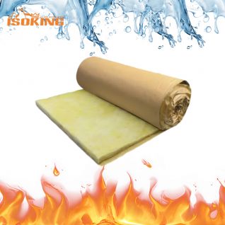 ISOKING™ Lana de vidrio 50mm con papel kraft
